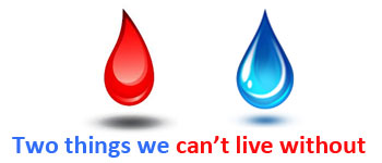 Life-giving Fluids – Blood and Water