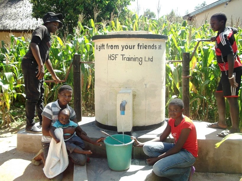 HSF Training builds an Elephant Pump in Liberia