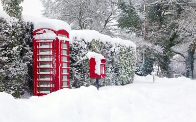 Winter Snow and Hot Water