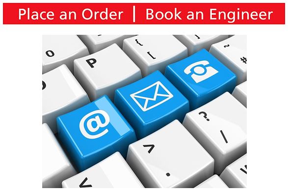 New feature online at AquAid – Place an Order / Book an Engineer